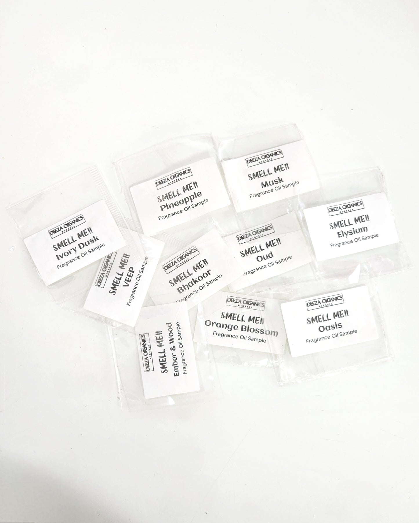 Pack of 10 Fragrance Oil Sample Strips